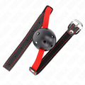 KINK - Munnknebel med hul hard ball og elastisk stropp 4,5 cm