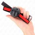 KINK - Munnknebel med hul hard ball og elastisk stropp 4,5 cm