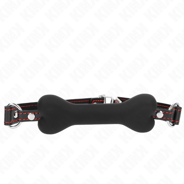 KINK - Beinformet knebel Sort 12 cm