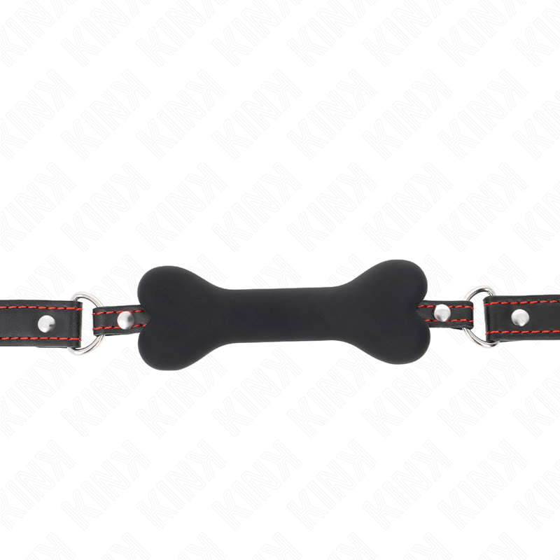 KINK - Beinformet knebel Sort 12 cm