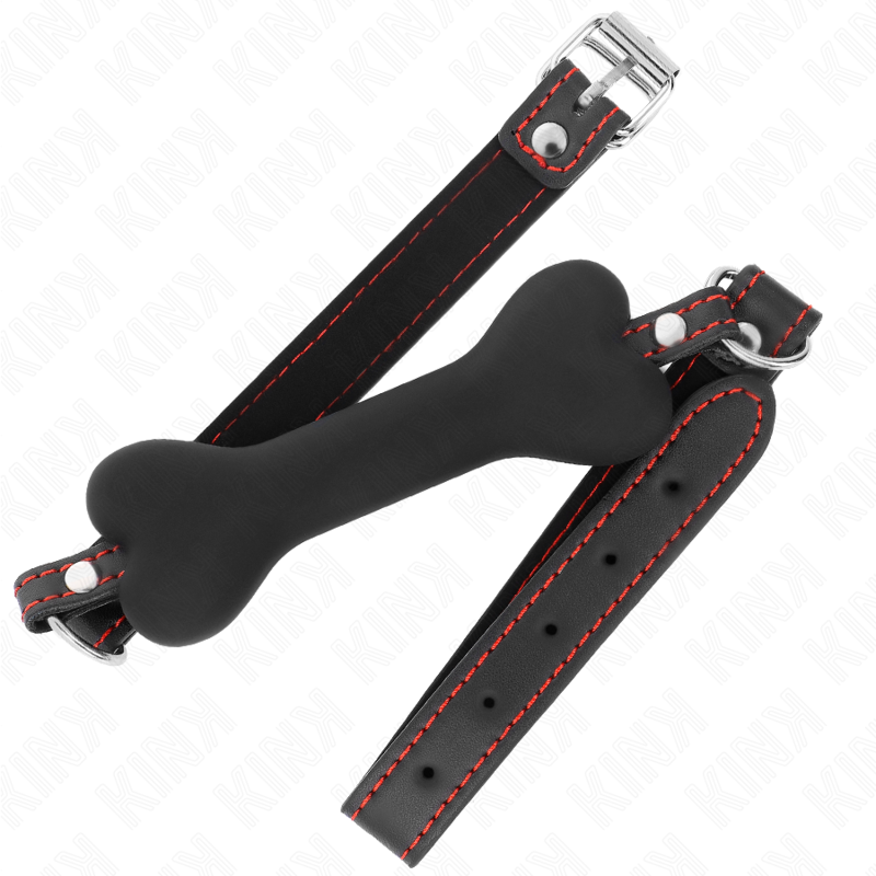 KINK - Beinformet knebel Sort 12 cm