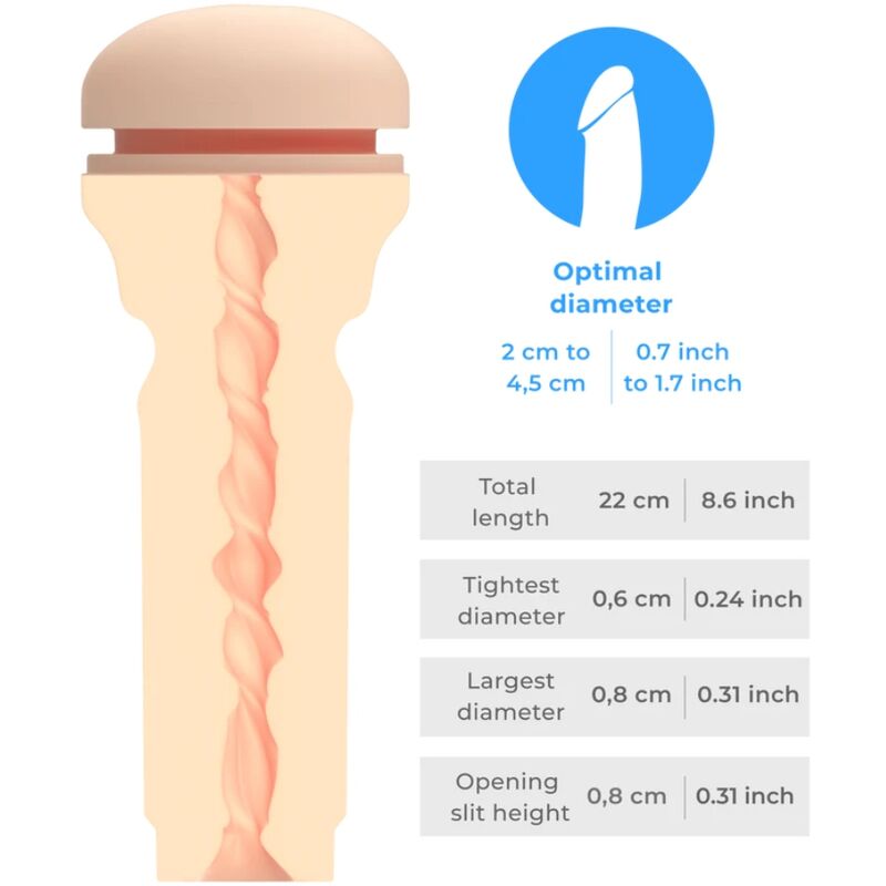 KIIROO - Feel Stroker Ekstra stram rumpe Flesh