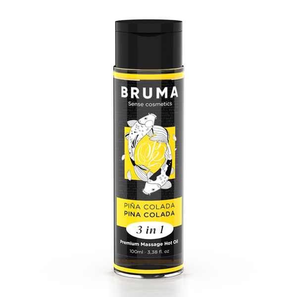 BRUMA - Premium varmende massasjeolje Piña Colada 3-i-1 100 ml