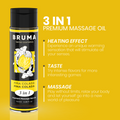 BRUMA - Premium varmende massasjeolje Piña Colada 3-i-1 100 ml