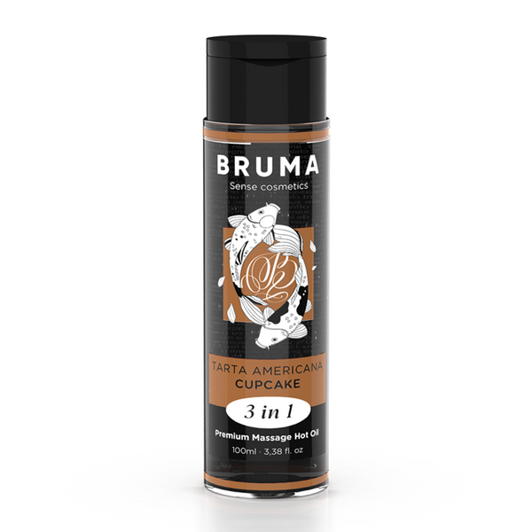 BRUMA - Premium varmende massasjeolje Cupcake 3-i-1 100 ml