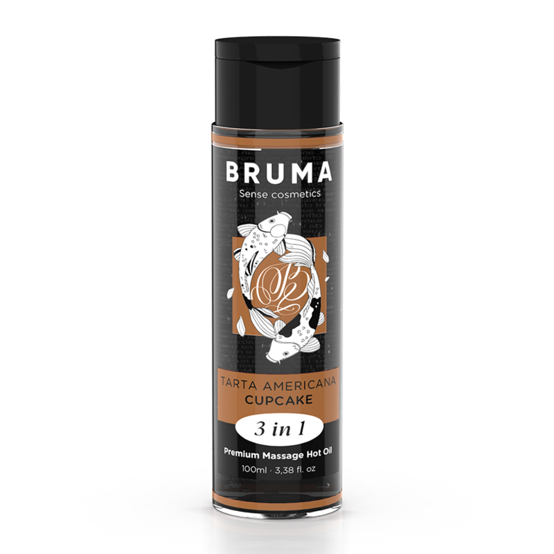 BRUMA - Premium varmende massasjeolje Cupcake 3-i-1 100 ml