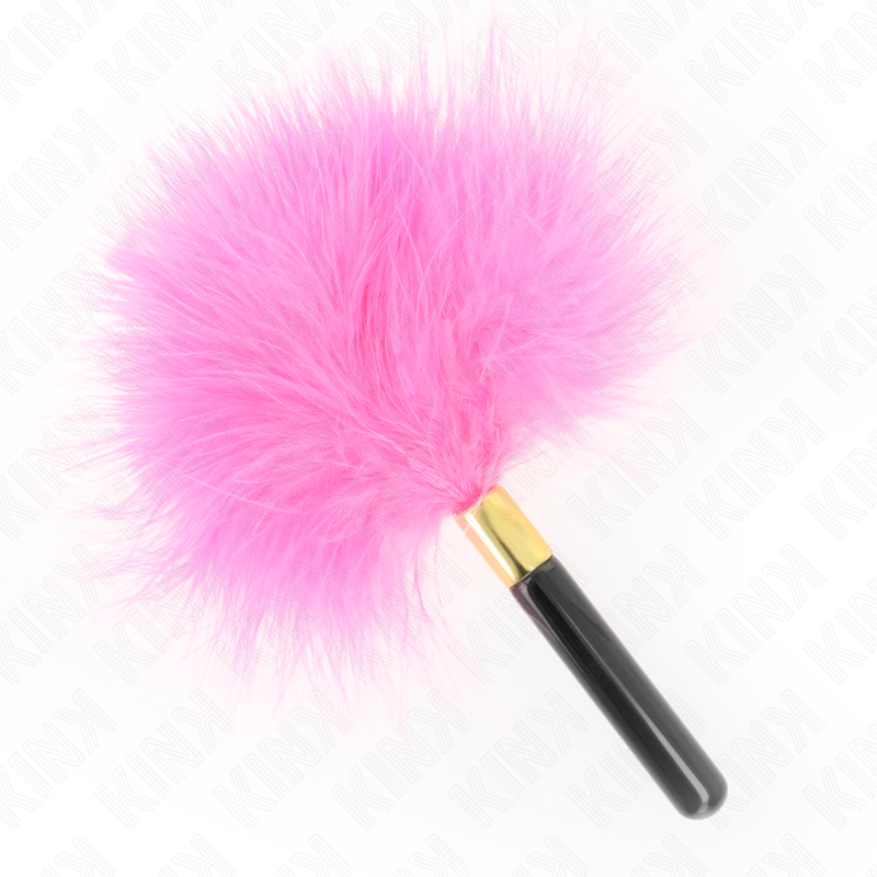 KINK - Kilefjær Fuchsia Gull 18 cm