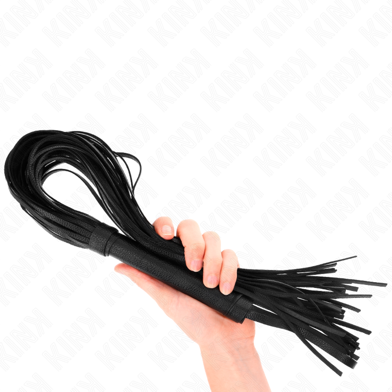 KINK - Myk PVC-pisk Sort 70 cm