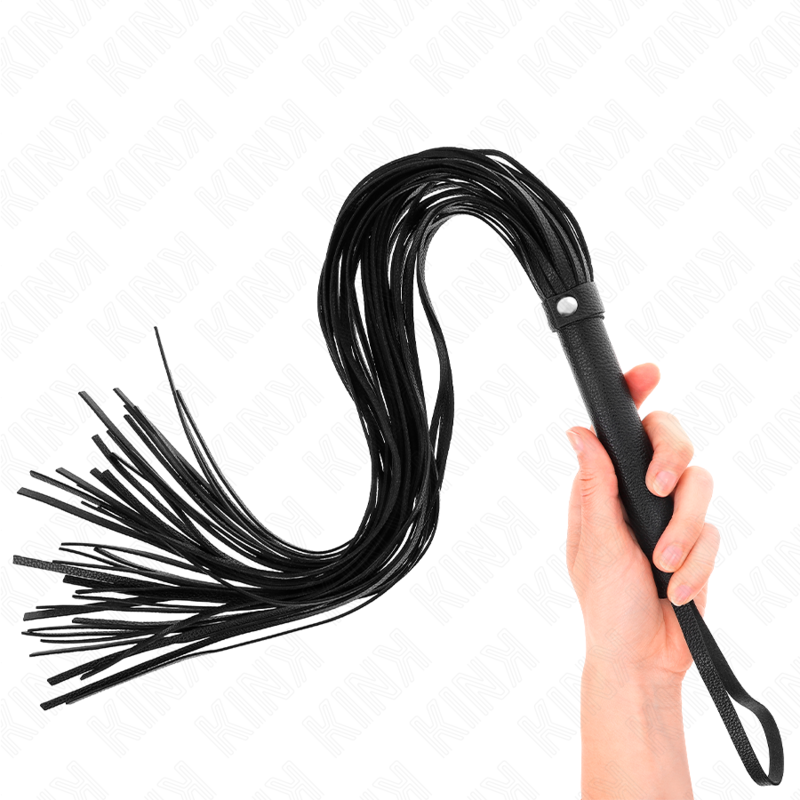 KINK - Myk PVC-pisk Sort 70 cm