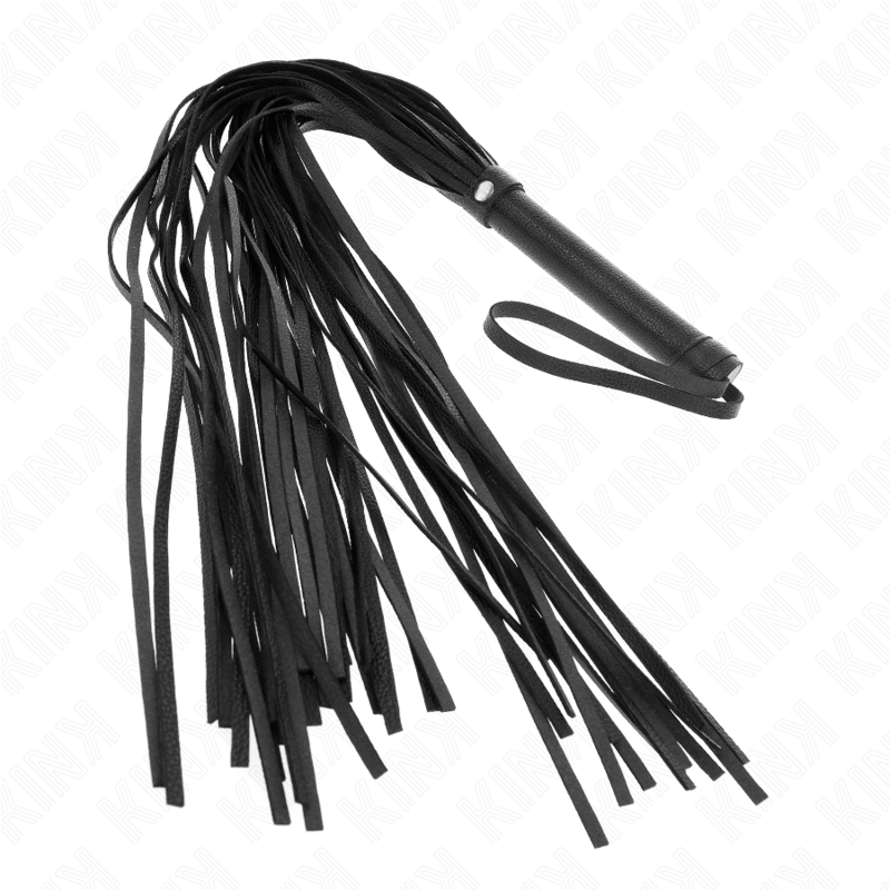 KINK - Myk PVC-pisk Sort 70 cm