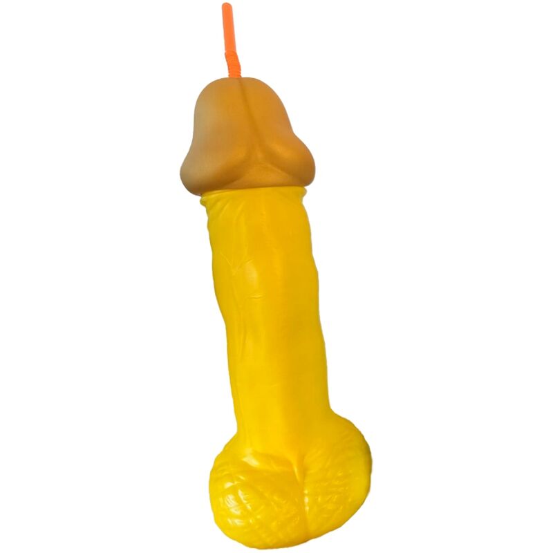 DIABLO PICANTE - Festkopp penis-form Gul 500 ml