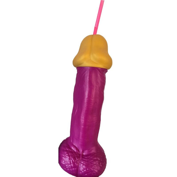 DIABLO PICANTE - Festkopp penis-form Fuchsia 500 ml