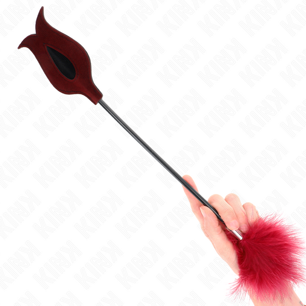 KINK - Kilefjær med Roseformet Paddle 8 cm