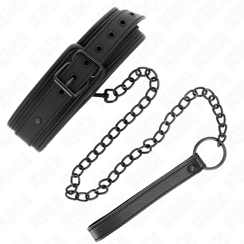 KINK - Neopren Bondage Halsbånd Modell 1 med Rem