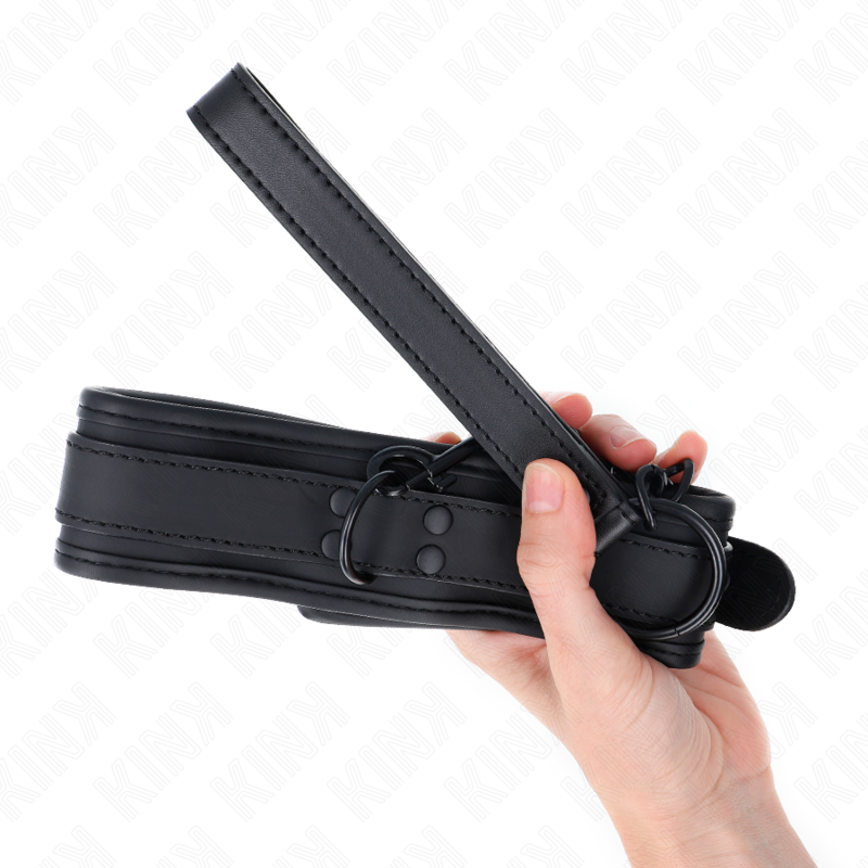 KINK - Neopren Bondage Halsbånd Modell 1 med Rem