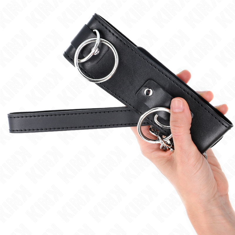 KINK - Halsbånd med kobbel og 3 ringer Modell 2
