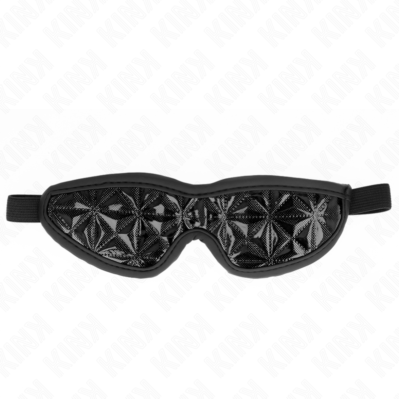 KINK - Øyenbind med sort diamantmønster 20,5 × 6 cm