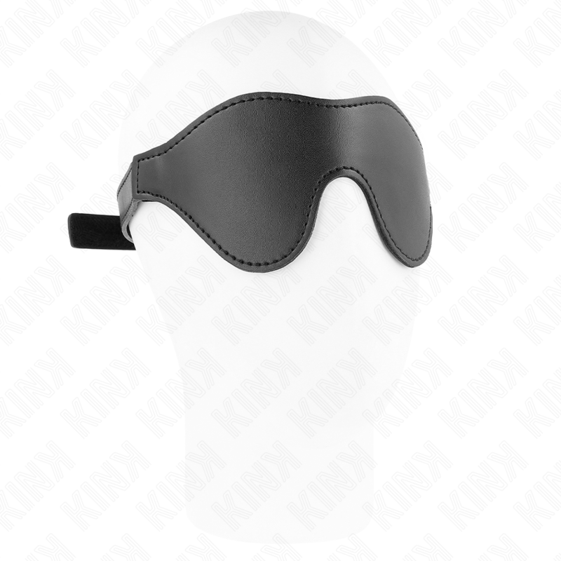 KINK - Øyebind i kunstskinn med borrelås justerbart 17–21 cm (20 x 8 cm)