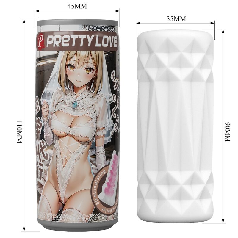 PRETTY LOVE - Masturbator Brusboks Modell 1
