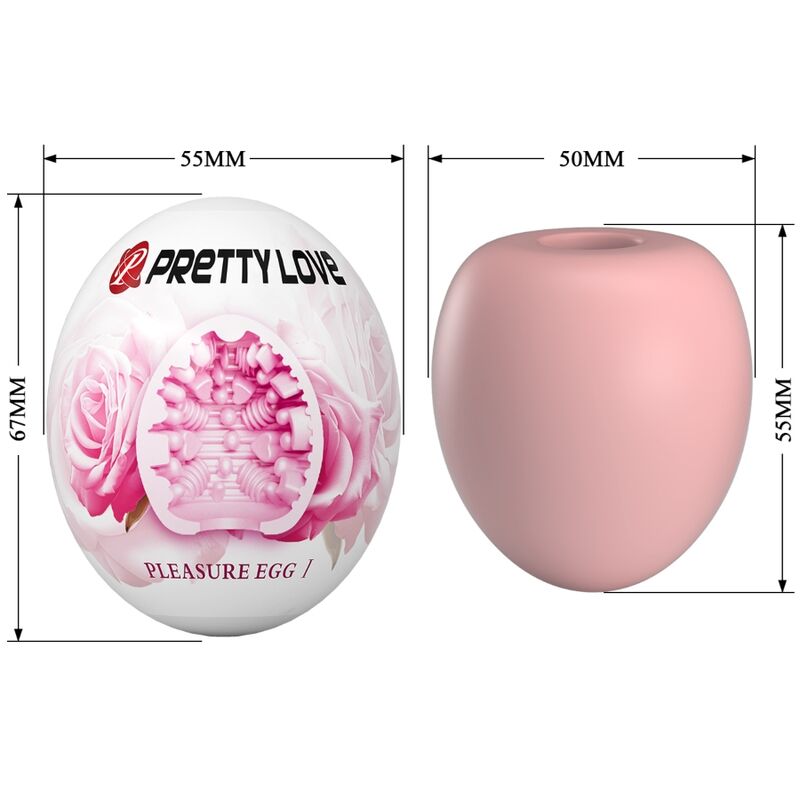 PRETTY LOVE - Masturbator-egg Rosa