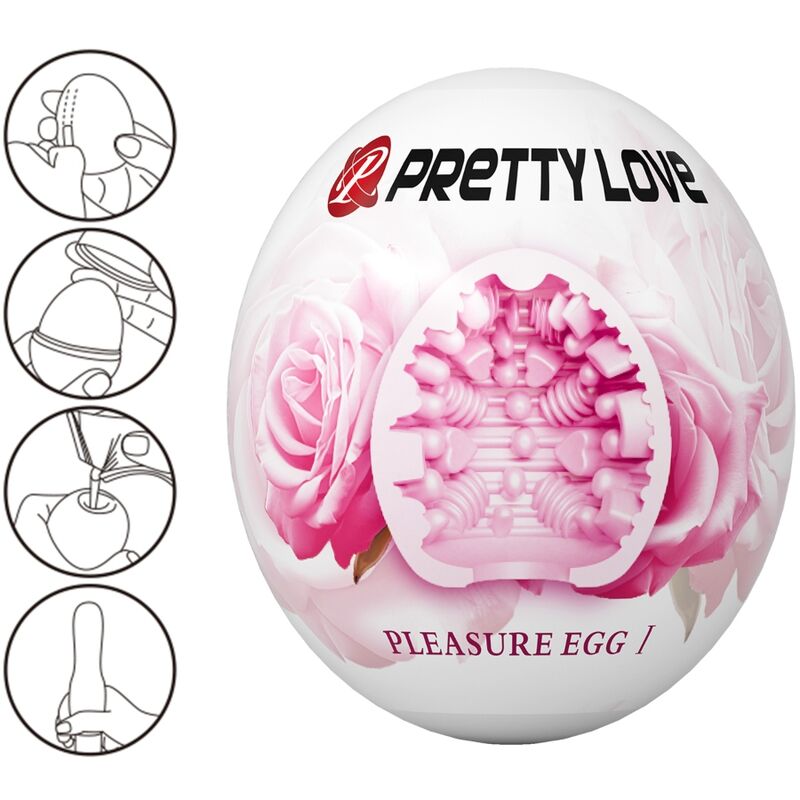 PRETTY LOVE - Masturbator-egg Rosa