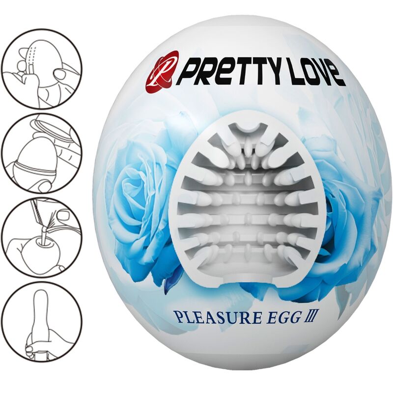 PRETTY LOVE - Masturbator-egg Hvit