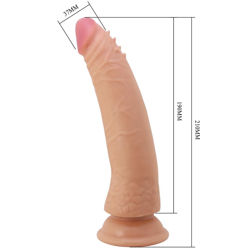 PRETTY LOVE - Kable Superrealistisk dildo 21 cm Flesh Modell 2
