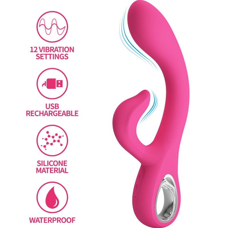 PRETTY LOVE - Fritz Rabbitvibrator 12 vibrasjoner