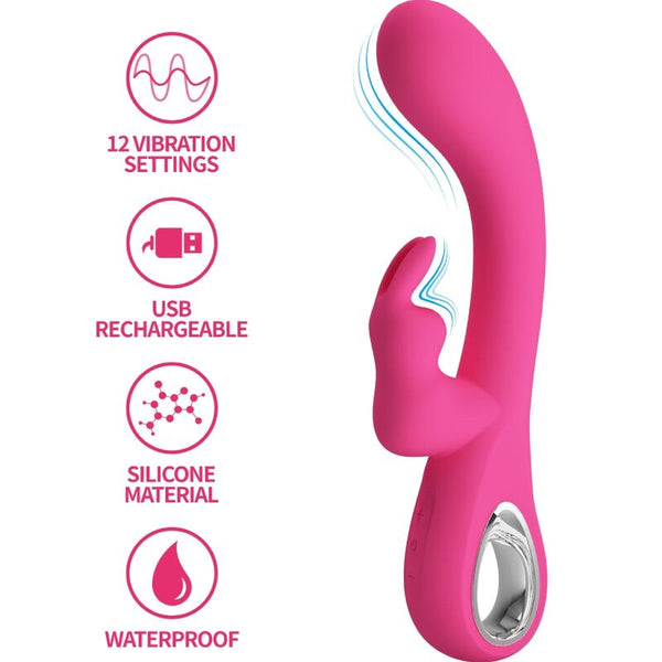 PRETTY LOVE - Novak Rabbitvibrator 12 vibrasjoner