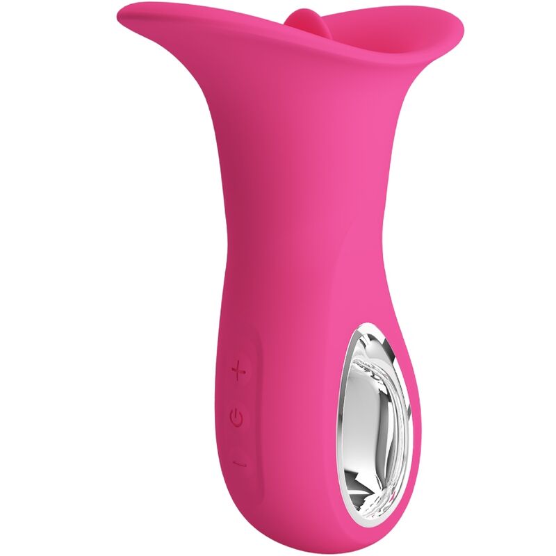 PRETTY LOVE - Clyde Oral-vibrator med vibrerende tunge 12 vibrasjoner