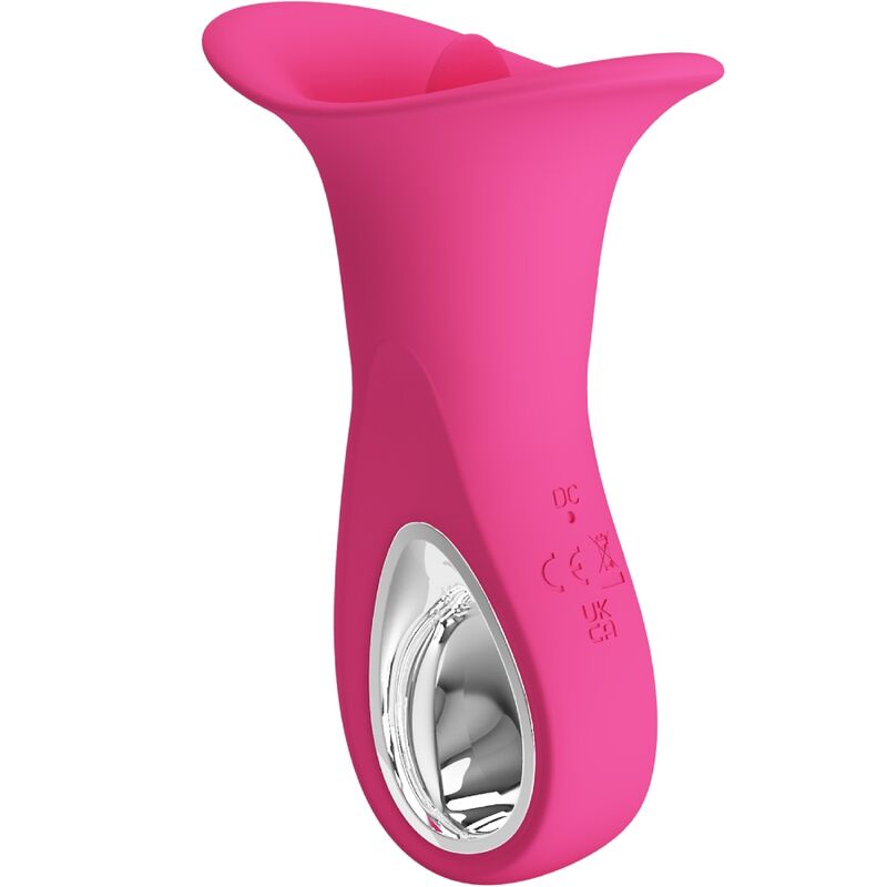 PRETTY LOVE - Clyde Oral-vibrator med vibrerende tunge 12 vibrasjoner