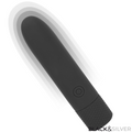BLACK & SILVER - Geri Vibrerende kule USB-oppladbar 8 vibrasjoner