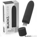 BLACK & SILVER - Geri Vibrerende kule USB-oppladbar 8 vibrasjoner