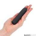 BLACK & SILVER - Geri Vibrerende kule USB-oppladbar 8 vibrasjoner