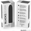 BLACK & SILVER - Geri Vibrerende kule USB-oppladbar 8 vibrasjoner