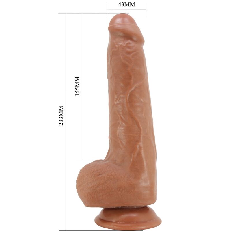 PRETTY LOVE - Draco Realistisk Dildo Hud 23 cm Modell 2