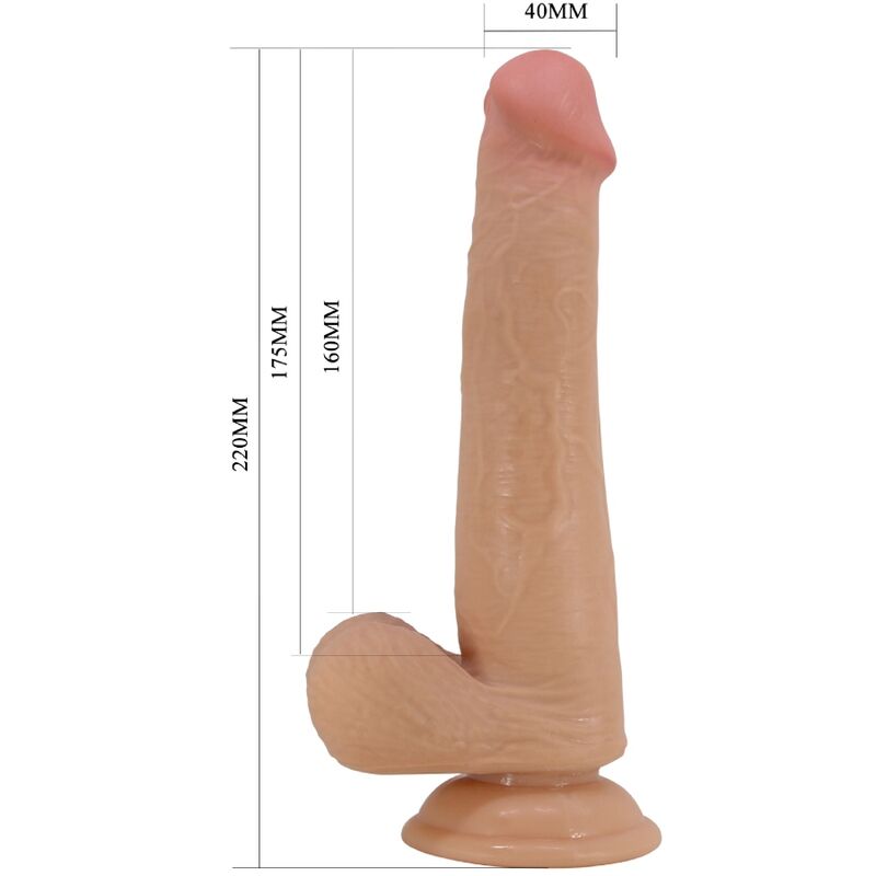PRETTY LOVE - Tallen Realistisk Dildo Hud 22 cm