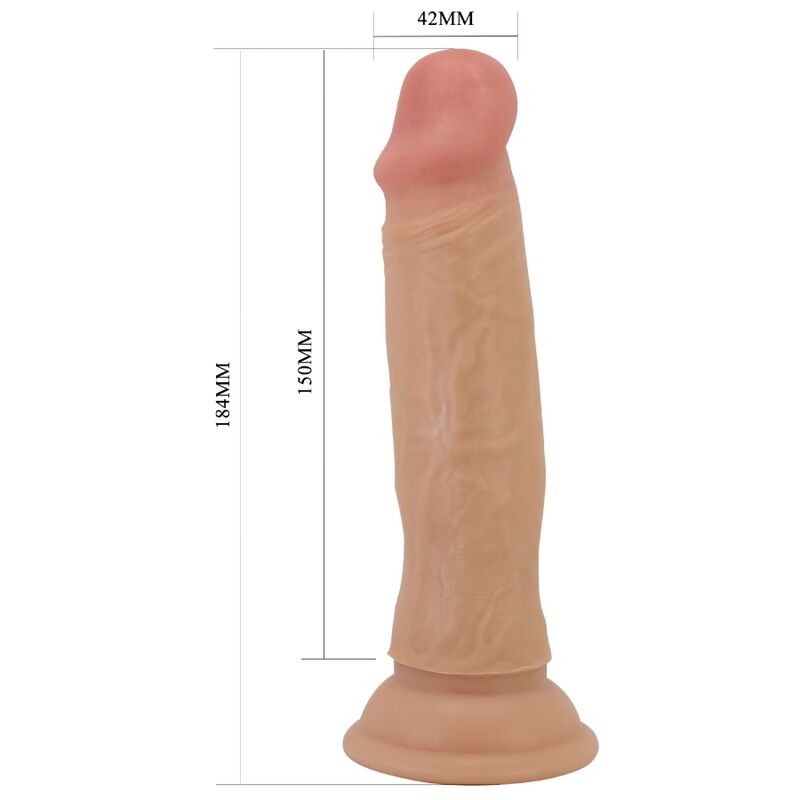 PRETTY LOVE - Quentin Realistisk Dildo Hud 18 cm
