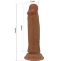 PRETTY LOVE - Quentin Realistisk Dildo Brun 18 cm