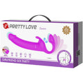 PRETTY LOVE - Zanini Strapless strap-on 10 vibrasjoner