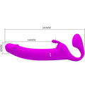 PRETTY LOVE - Zanini Strapless strap-on 10 vibrasjoner