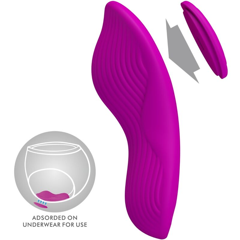 PRETTY LOVE - Romario Påleggsvibrator for klitoris med fjernkontroll