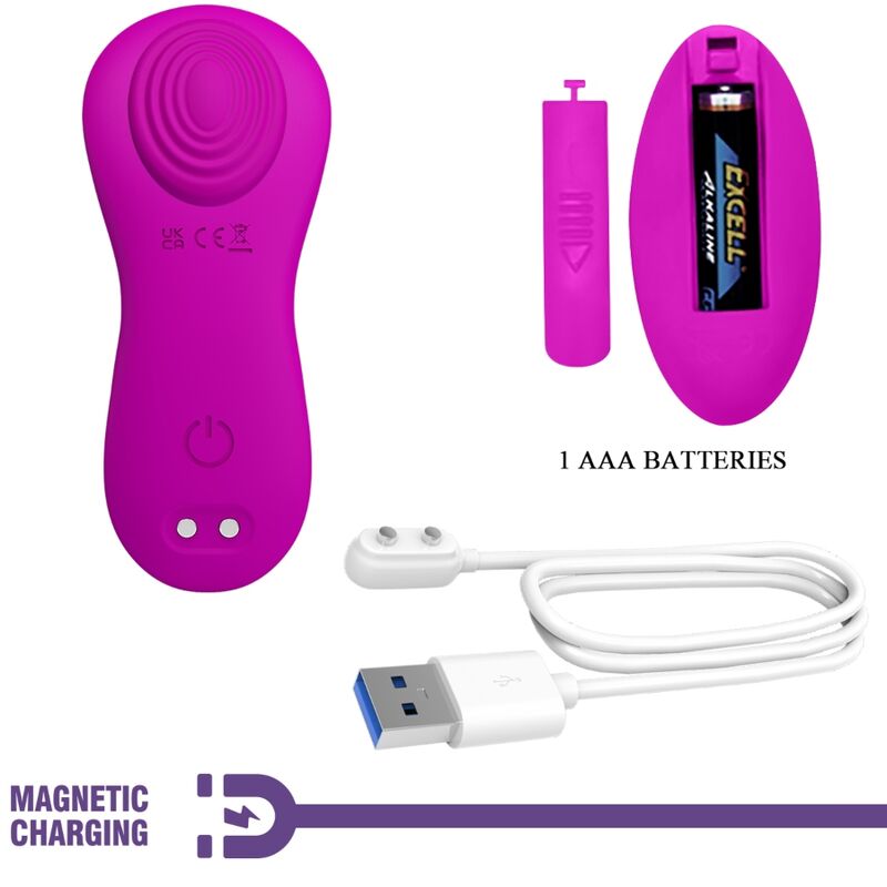 PRETTY LOVE - Romario Påleggsvibrator for klitoris med fjernkontroll