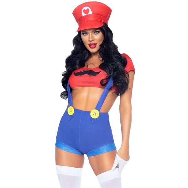 LEG AVENUE - Sexy Mario Bros-kostyme