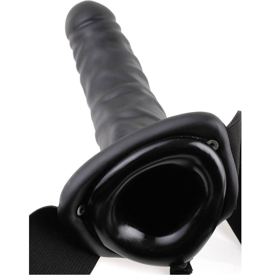 FETISH FANTASY SERIES - Hul Strap-on Sort 19 cm