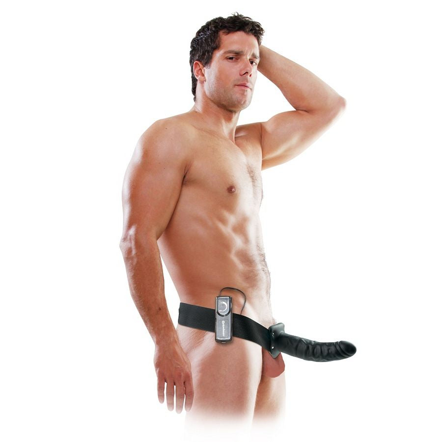 FETISH FANTASY SERIES - Hul Strap-on Sort 19 cm