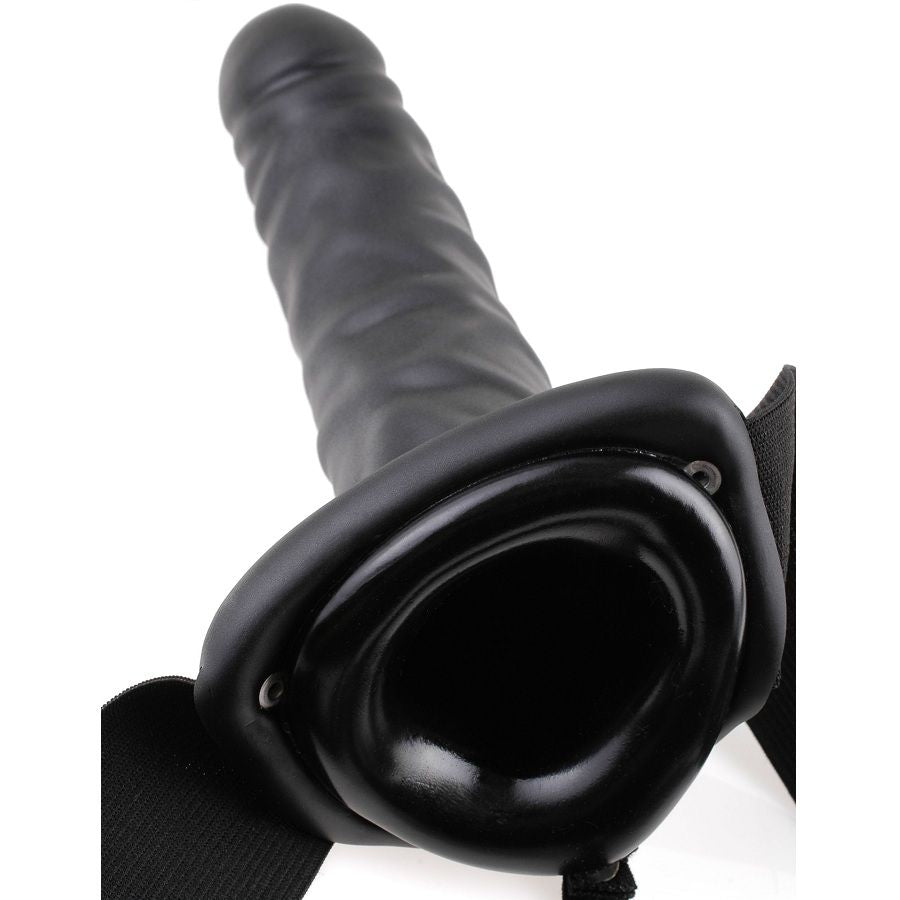 FETISH FANTASY SERIES - Hul Strap-on Sort 19 cm