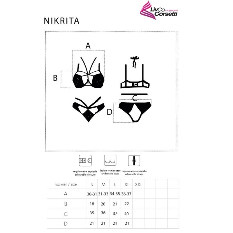 LIVCO CORSETTI - Nikrita BH & truse