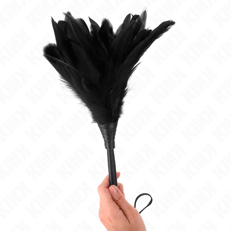 KINK - Kilefjær Sort 36 cm