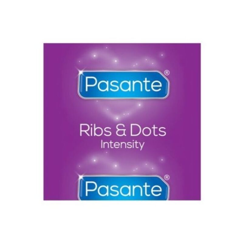 PASANTE - Ribs & Dots Intensity Kondomer 144-pakning